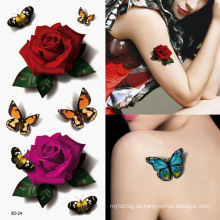 Eco-friendly Customized Design waterproof temporary Tattoo Sticker